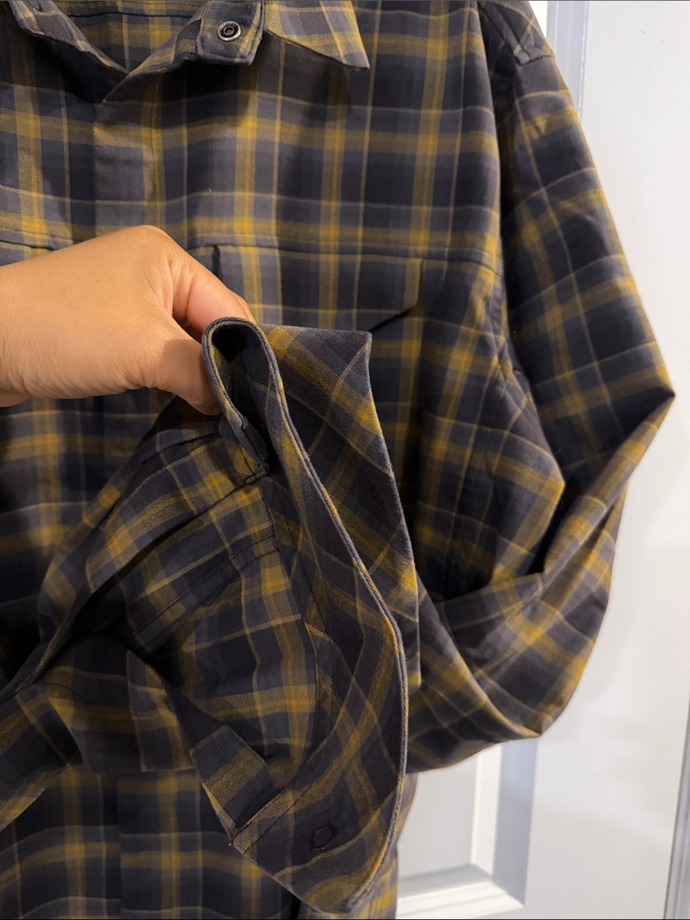Arc’teryx Gryson Plaid Button-Up Shirt Snap Button - #143 - Picture 4 of 8